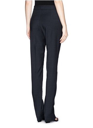 Back View - Click To Enlarge - ELLERY - 'Whitman' contrast waist bootcut tuxedo pants