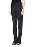Front View - Click To Enlarge - ELLERY - 'Whitman' contrast waist bootcut tuxedo pants