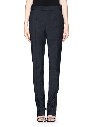 Main View - Click To Enlarge - ELLERY - 'Whitman' contrast waist bootcut tuxedo pants