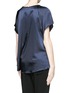 Back View - Click To Enlarge - ELLERY - 'Régina' ruffle tie side satin blouse