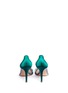 Back View - Click To Enlarge - GIANVITO ROSSI - 'Plexi' clear PVC satin pumps