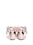 Back View - Click To Enlarge - GIANVITO ROSSI - 'Odette' ribbon tie patent leather ballerinas