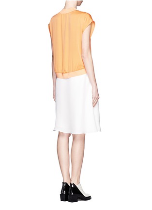 Back View - Click To Enlarge - 3.1 PHILLIP LIM - Bi-colour layered sleeveless silk dress