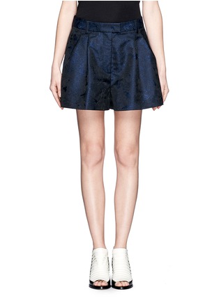 Main View - Click To Enlarge - 3.1 PHILLIP LIM - Splattered pleated Bermuda shorts