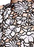 Detail View - Click To Enlarge - SELF-PORTRAIT - 'Lilac' floral guipure lace bodice jumpsuit