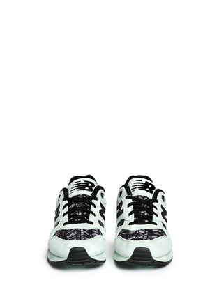 Front View - Click To Enlarge - NEW BALANCE - '530 Summer Utility' stripe print suede mesh sneakers