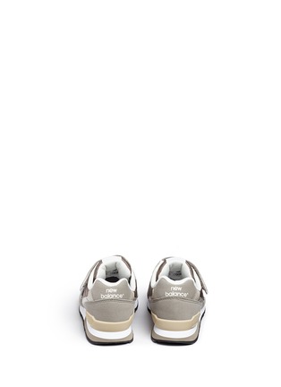 Back View - Click To Enlarge - NEW BALANCE - '996' suede mesh kids sneakers