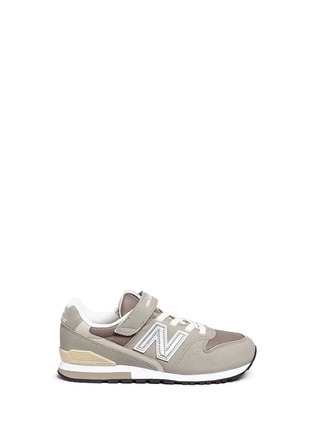 Main View - Click To Enlarge - NEW BALANCE - '996' suede mesh kids sneakers