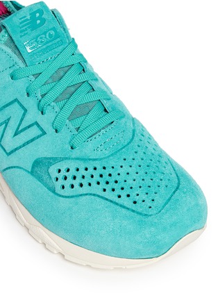Detail View - Click To Enlarge - NEW BALANCE - '580' mesh sock suede sneakers