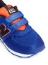 Detail View - Click To Enlarge - NEW BALANCE - '574' stripe jacquard kids sneakers