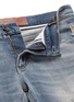  - - - 'Stretch 14' slim fit light wash distressed jeans
