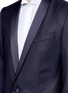Detail View - Click To Enlarge - - - 'Martini' satin trim wool jacquard tuxedo suit
