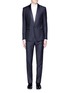 Main View - Click To Enlarge - - - 'Martini' satin trim wool jacquard tuxedo suit