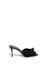 Main View - Click To Enlarge - 73426 - 'Coline' velvet knot mule sandals
