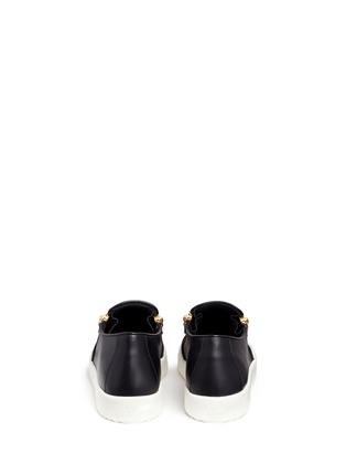 Back View - Click To Enlarge - 73426 - 'May London' leather skate slip-ons