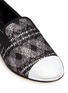 Detail View - Click To Enlarge - 73426 - 'Dalila' metal toe lace glitter loafers