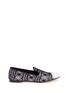 Main View - Click To Enlarge - 73426 - 'Dalila' metal toe lace glitter loafers