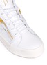 Detail View - Click To Enlarge - 73426 - 'May London' zipped patent leather high top sneakers