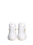 Front View - Click To Enlarge - 73426 - 'May London' zipped patent leather high top sneakers