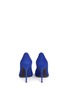 Back View - Click To Enlarge - 73426 - 'Lucrezia' glass crystal suede pumps