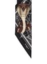 Detail View - Click To Enlarge - GIVENCHY - Cobra stripe print narrow silk scarf