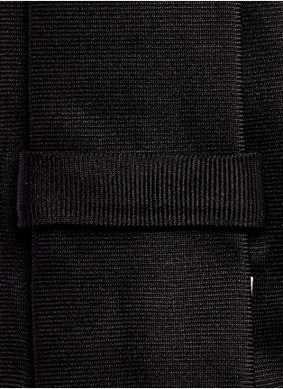 Detail View - Click To Enlarge - GIVENCHY - Star and bar embroidery silk tie