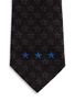 Detail View - Click To Enlarge - GIVENCHY - Contrast star embroidery silk tie