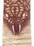 Detail View - Click To Enlarge - GIVENCHY - Cobra map print silk tie