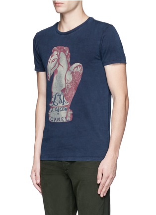 Front View - Click To Enlarge - SCOTCH & SODA - 'Rocker' chess piece print T-shirt