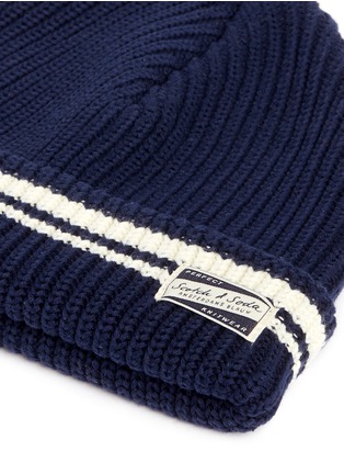 Detail View - Click To Enlarge - SCOTCH & SODA - Cotton beanie