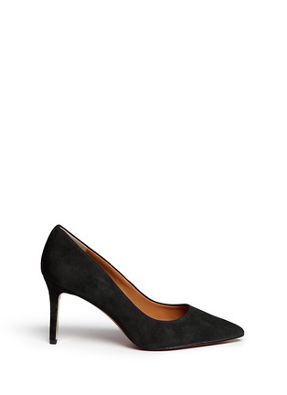 Main View - Click To Enlarge - TORY BURCH - 'Elana' suede pumps