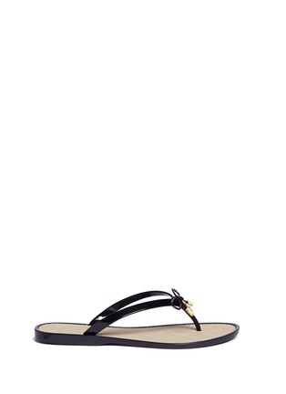 Main View - Click To Enlarge - TORY BURCH - Bow jelly thong sandals