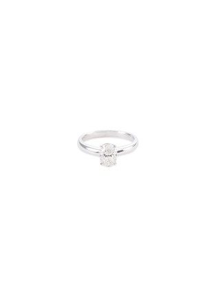 Main View - Click To Enlarge - LC COLLECTION JEWELLERY - Diamond 18k white gold ring