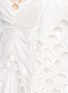 Detail View - Click To Enlarge - CHLOÉ - Butterfly broderie anglaise tassel tulle dress