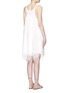 Back View - Click To Enlarge - CHLOÉ - Butterfly broderie anglaise tassel tulle dress