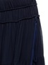 Detail View - Click To Enlarge - CHLOÉ - Drawstring wide leg crepe harem pants