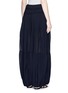 Back View - Click To Enlarge - CHLOÉ - Drawstring wide leg crepe harem pants