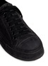 Detail View - Click To Enlarge - ANN DEMEULEMEESTER - Suede low top sneakers