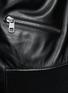 Detail View - Click To Enlarge - - - Hood leather jacket