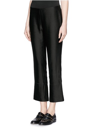 Front View - Click To Enlarge - THE ROW - Rosalina' linen blend satin pants