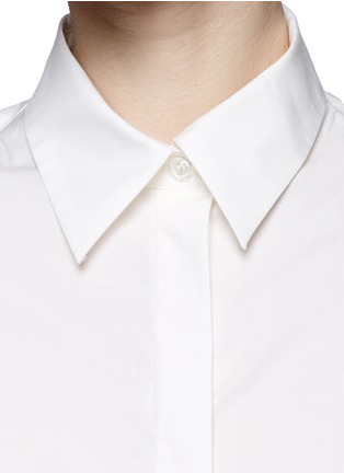 Detail View - Click To Enlarge - THE ROW - 'Zeenu' bishop sleeve poplin shirt