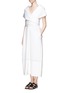 Figure View - Click To Enlarge - THE ROW - 'Mukan' wrap bodice maxi dress