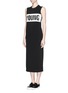 Figure View - Click To Enlarge - MO&CO. EDITION 10 - 'Young' midi T-shirt dress