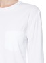 Detail View - Click To Enlarge - T BY ALEXANDER WANG - Patch pocket welded seam long sleeve T-shirt