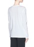 Back View - Click To Enlarge - T BY ALEXANDER WANG - Patch pocket welded seam long sleeve T-shirt