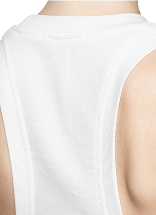 Detail View - Click To Enlarge - T BY ALEXANDER WANG - French terry racerback tank top