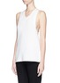 Front View - Click To Enlarge - T BY ALEXANDER WANG - French terry racerback tank top