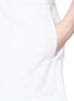 Detail View - Click To Enlarge - T BY ALEXANDER WANG - Folded cotton Oxford A-line skirt