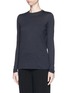 Front View - Click To Enlarge - T BY ALEXANDER WANG - Long-sleeve superfine cotton T-shirt
