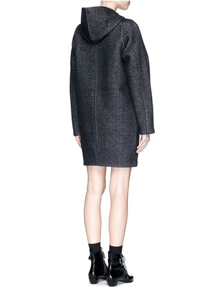 Back View - Click To Enlarge - T BY ALEXANDER WANG - French terry scuba hood jacket